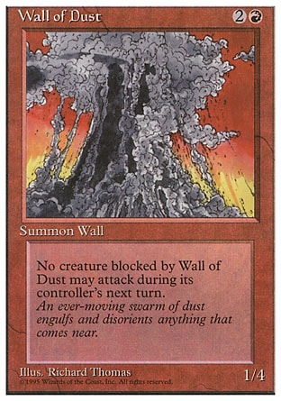 《塵の壁/Wall of Dust》 [4ED]
