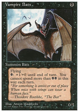 《吸血コウモリ/Vampire Bats》 [4ED]