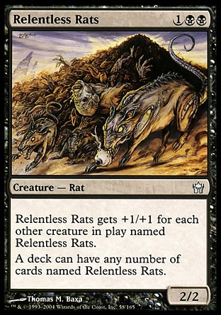 《執拗なネズミ/Relentless Rats》 [5DN]