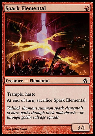 《火花の精霊/Spark Elemental》 [5DN]