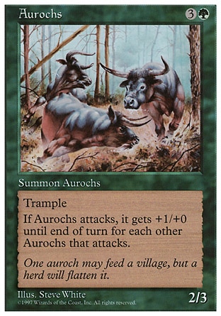 《オーロクス/Aurochs》 [5ED]