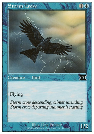 《嵐雲のカラス/Storm Crow》 [6ED]