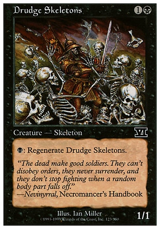 MTG: Sixth Edition 123: Drudge Skeletons 