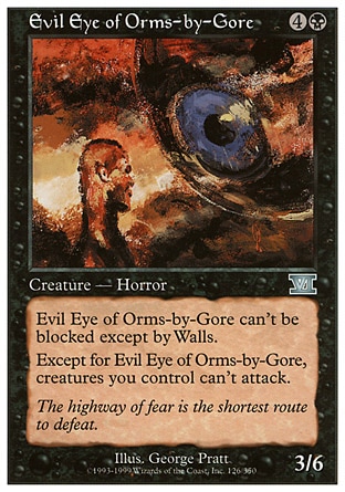 Magic: Classic Sixth Edition 126: Evil Eye of Orms-by-Gore 