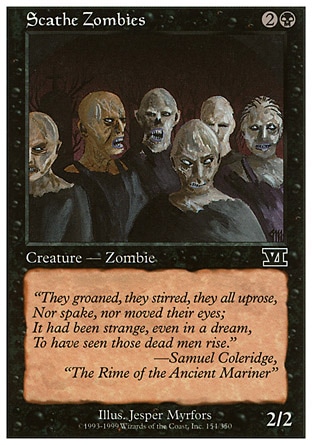Magic: Classic Sixth Edition 154: Scathe Zombies 