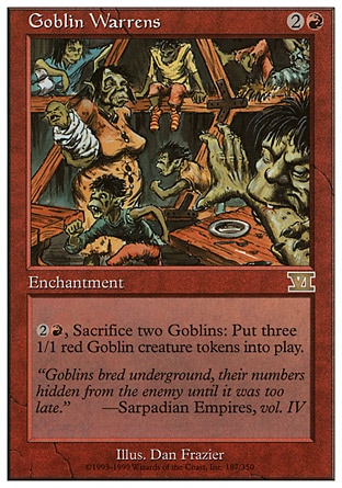 Magic: Classic Sixth Edition 187: Goblin Warrens 