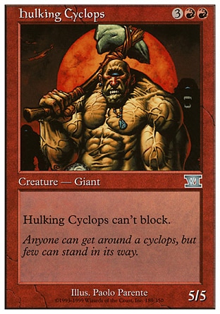 《巨体のサイクロプス/Hulking Cyclops》 [6ED]