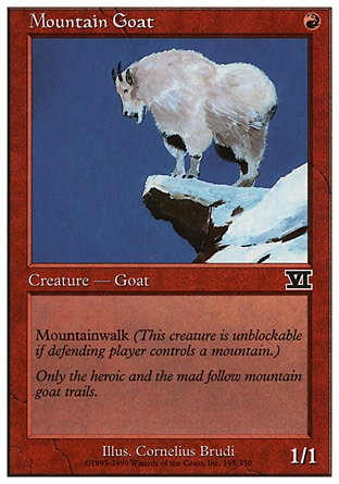 Magic: Classic Sixth Edition 195: Mountain Goat 