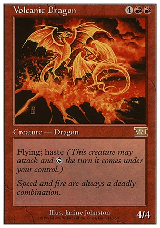 《火山のドラゴン/Volcanic Dragon》 [6ED]