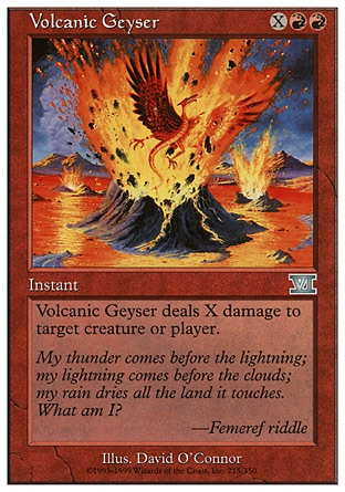Magic: Classic Sixth Edition 215: Volcanic Geyser 
