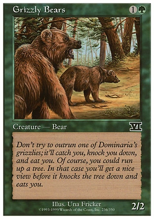 Magic: Classic Sixth Edition 236: Grizzly Bears 