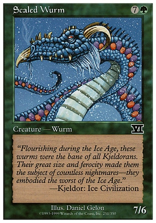 Magic: Classic Sixth Edition 251: Scaled Wurm 