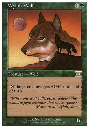 Magic: Classic Sixth Edition 270: Wyluli Wolf 