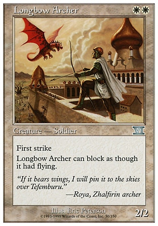 MTG: Sixth Edition 030: Longbow Archer 