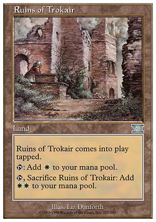 《トロウケアの廃墟/Ruins of Trokair》 [6ED]