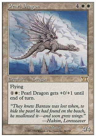 Magic: Classic Sixth Edition 034: Pearl Dragon 