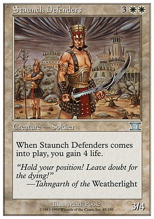 MTG: Sixth Edition 045: Staunch Defenders 
