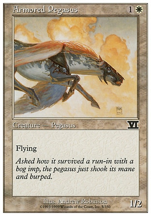 MTG: Sixth Edition 005: Armored Pegasus 