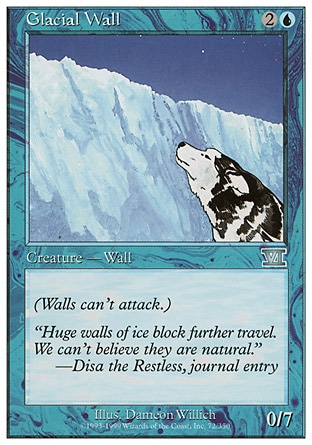 Magic: Classic Sixth Edition 072: Glacial Wall 