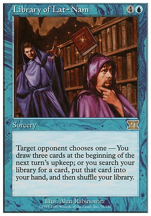 Magic: Classic Sixth Edition 078: Library of Lat-Nam 