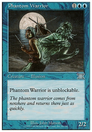 Magic: Classic Sixth Edition 085: Phantom Warrior 