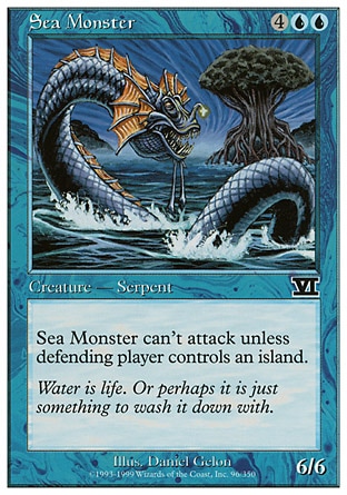Magic: Classic Sixth Edition 096: Sea Monster 