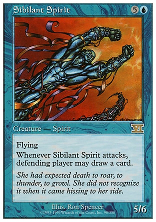 MTG: Sixth Edition 098: Sibilant Spirit 