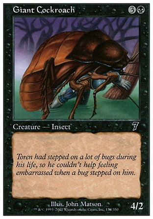 《巨大ゴキブリ/Giant Cockroach》 [7ED]
