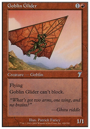 《ゴブリンの滑空者/Goblin Glider》 [7ED]