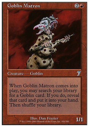 《ゴブリンの女看守/Goblin Matron》 [7ED]