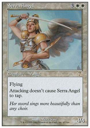 《セラの天使/Serra Angel》 [7ED]