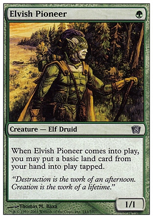 《エルフの開拓者/Elvish Pioneer》 [8ED]