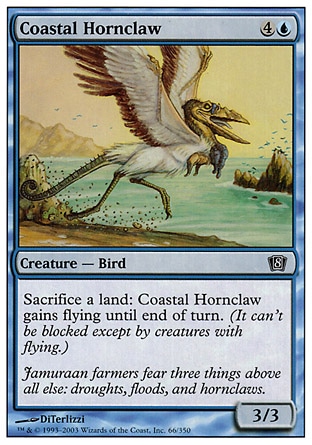 《沿岸の角爪鳥/Coastal Hornclaw》 [8ED]