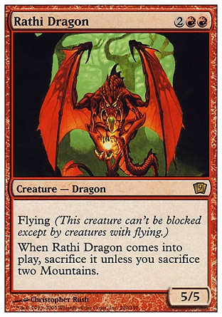 《ラースのドラゴン/Rathi Dragon》 [9ED]