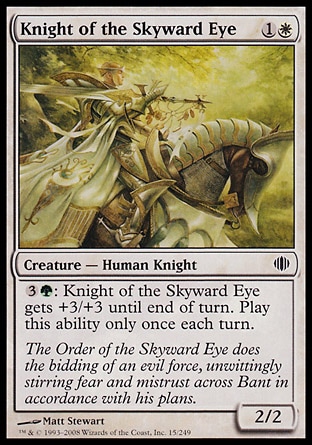 Magic: Shards of Alara 015: Knight of the Skyward Eye - Foil 