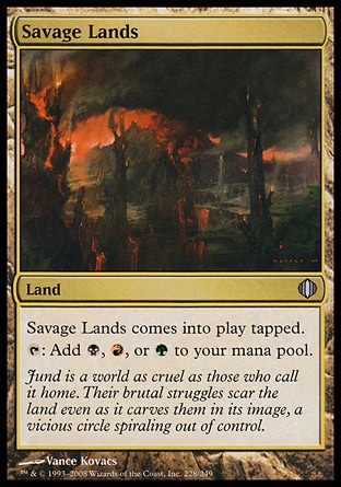 MTG: Shards of Alara 228: Savage Lands - Foil 
