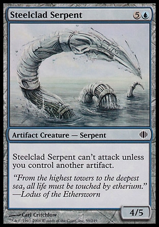 MTG: Shards of Alara 059: Steelclad Serpent 