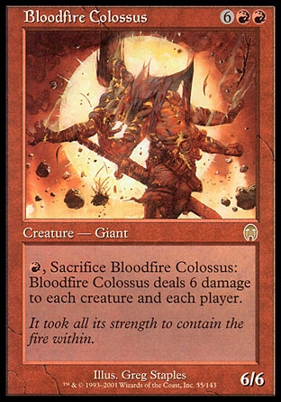 《沸血の巨像/Bloodfire Colossus》 [APC]