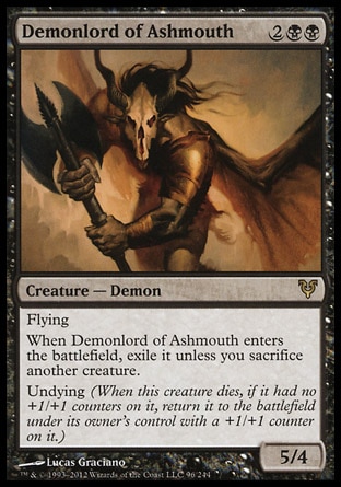《灰口の悪魔王/Demonlord of Ashmouth》 [AVR]