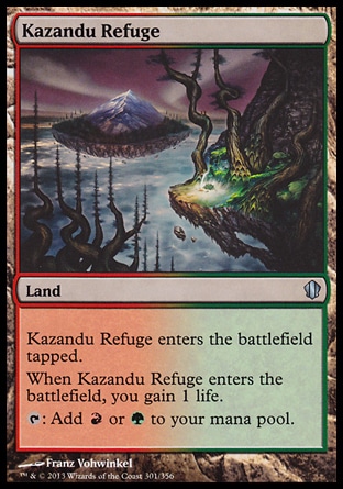 Magic: Commander 2013 301: Kazandu Refuge 