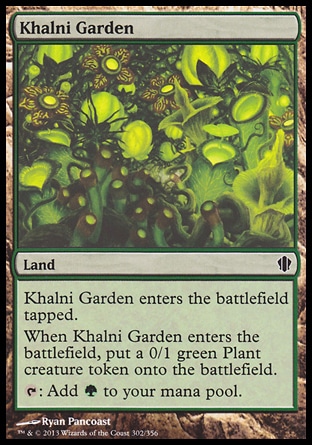 Magic: Commander 2013 302: Khalni Garden 