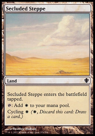 Magic: Commander 2013 319: Secluded Steppe 
