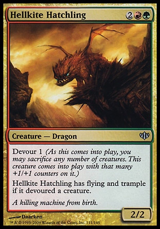 Magic: Conflux 111: Hellkite Hatchling 