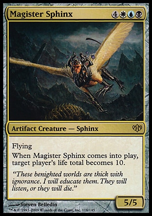 《厳然たるスフィンクス/Magister Sphinx》 [CON]