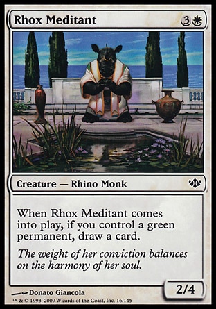 Magic: Conflux 016: Rhox Meditant 