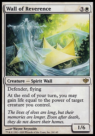 Magic: Conflux 020: Wall of Reverence 