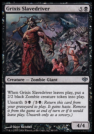 Magic: Conflux 046: Grixis Slavedriver 