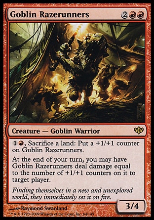 Magic: Conflux 064: Goblin Razerunners 