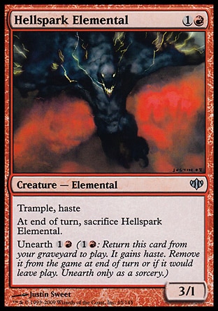 Magic: Conflux 065: Hellspark Elemental 