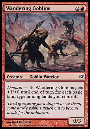 Magic: Conflux 076: Wandering Goblins 